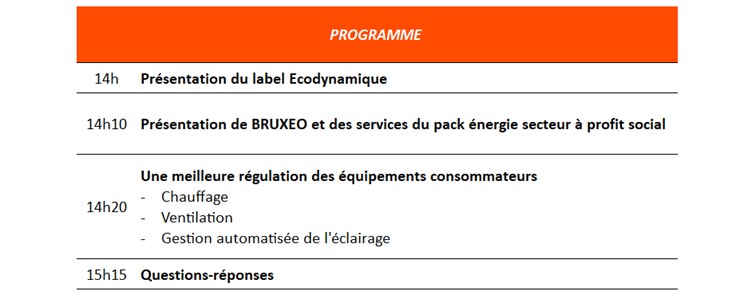 Programme Programme