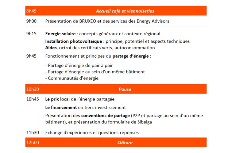 Programme Programme