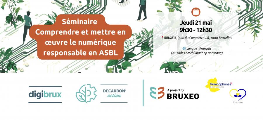 Séminaire – Comprendre et mettre en œuvre le numérique responsable en ASBL