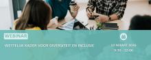 Webinar wettelijk kader diversiteit inclusie 